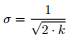 standard deviation expression