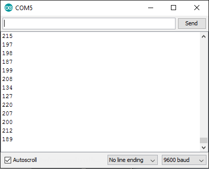 VL53L0X Arduino serial