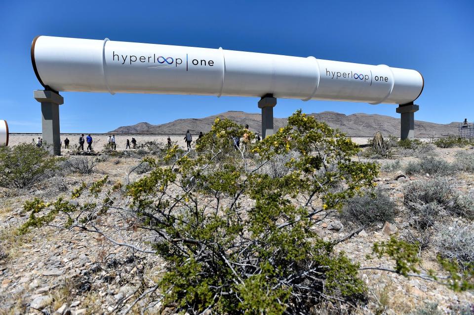 The Hyperloop One company is testing out the Devloop which will be brought to Dubai