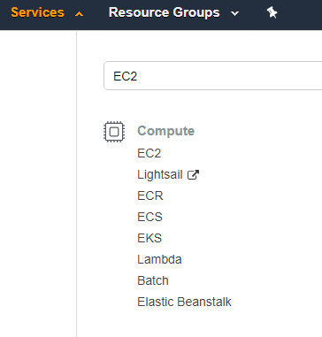 AWS EC2 Services