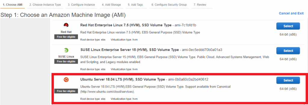 EC2 OS Image