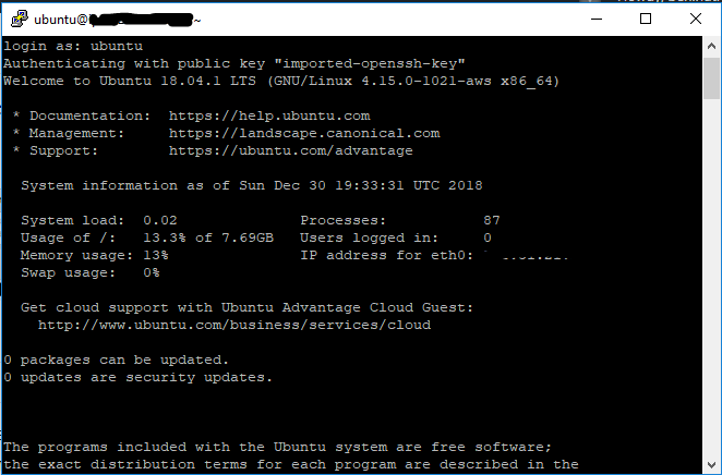 EC2 Putty